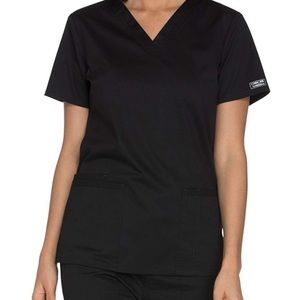 Cherokee Workwear Stretch Black Scrub Set